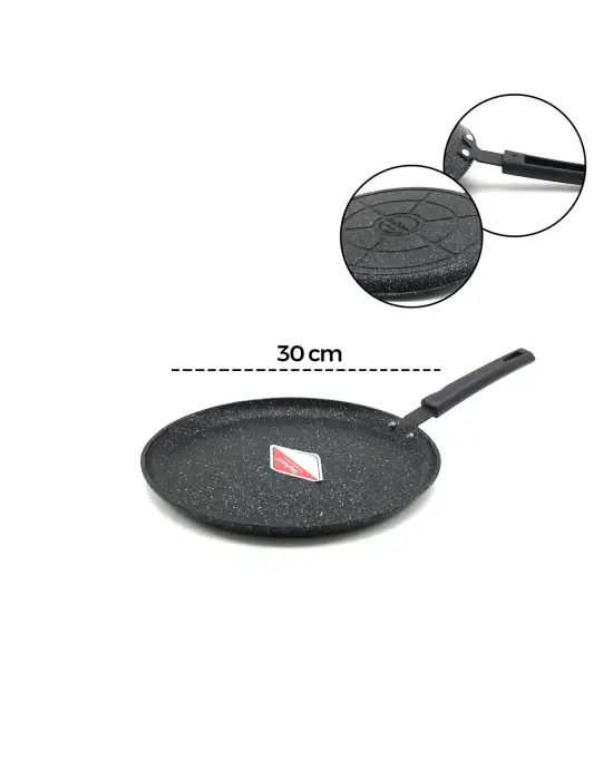 30cm Döküm Krep Tava