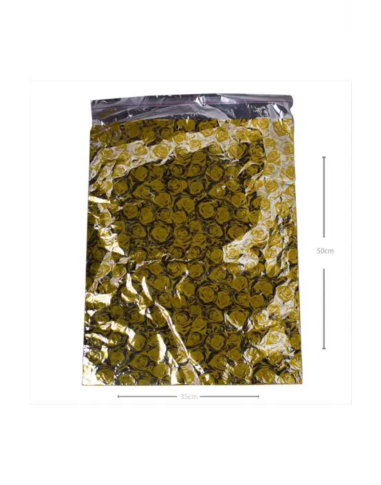 35*50 Metalize Hediye Poşet Paketi 100lü
