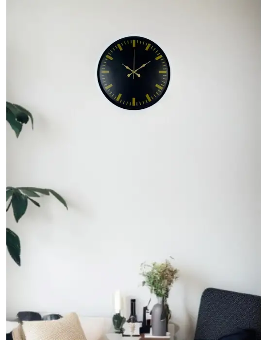 36 Cm Beyaz Dekoratif Duvar Saati