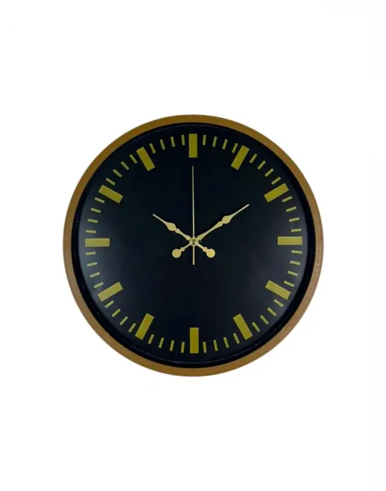 36 Cm Kahverengi Modern Duvar Saati