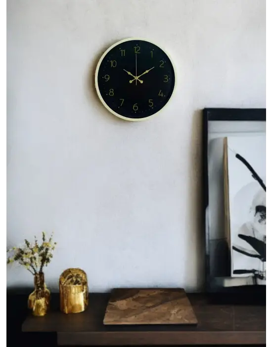 36 Cm Standart Krem Duvar Saati