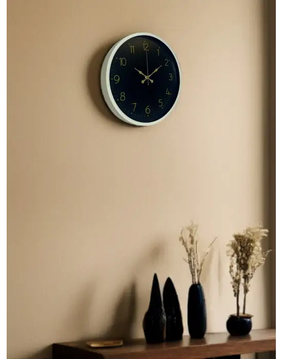 36 Cm Standart Krem Duvar Saati