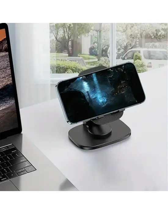 360 Döner Masaüstü Mobil Telefon Tutucu Standı