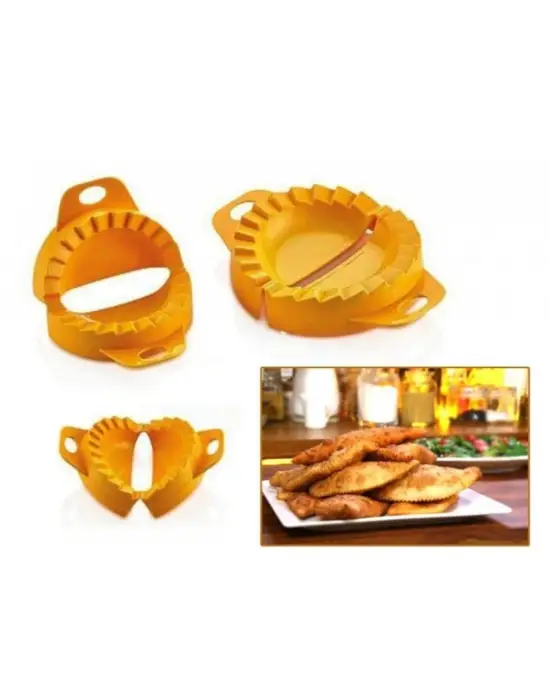 3lü Çiğ börek kurabiye Hamur İşi Ravioli Kesme Kalıbı Aparatı