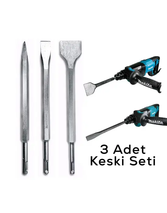 3pcs Murç Seti Sivri -düz 25cm