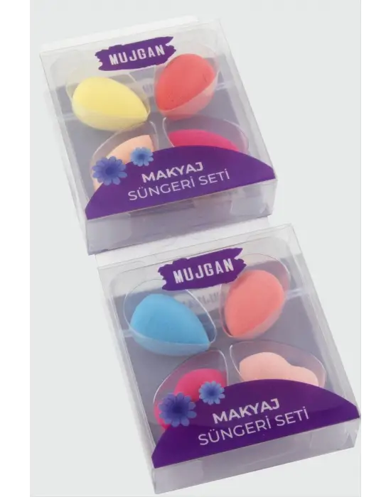4 Adet Yumurta Minik Makyaj Süngeri
