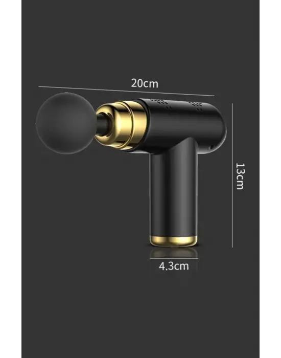 4 Başlıklı USB Şarj Olabilen Masaj Tabancası