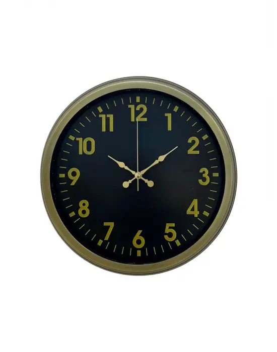 40 Cm Metal Eskitme Klasik Duvar Saati