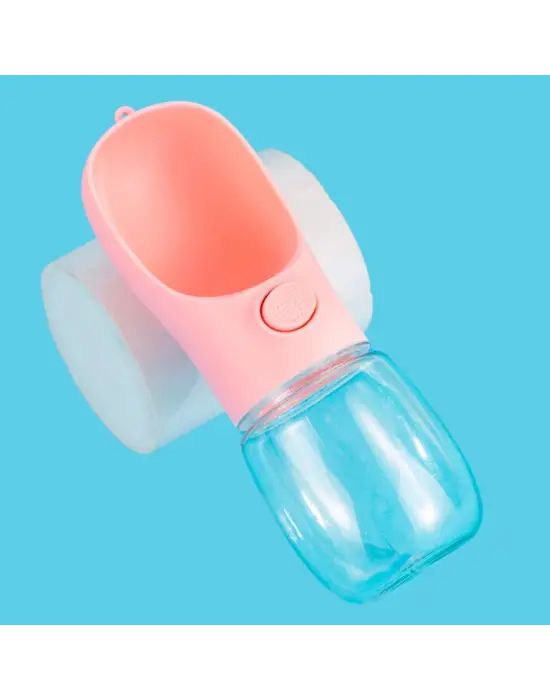 450 ml Taşınabilir Butonlu Evcil Hayvan Suluğu