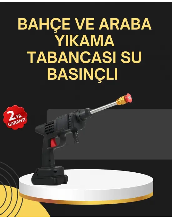 48v Şarjlı Basınçlı Yıkama Tabancası Köpük Ve Çift Nozul 2025 Model