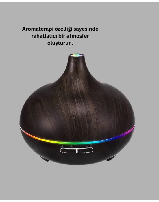 550ml Ultrasonik Hava Nemlendirici Ve Aromaterapi Difüzörü