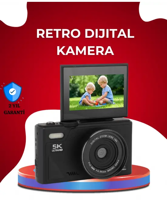5k Ultra Hd Kamera Gülümseme Algılama Otofokus 18x Optik Zoom