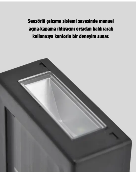 6 Led Güneş Enerjili Sensörlü Lamba – Akıllı Işık Sensörlü, Enerji Tasarruflu Bahçe Aydınlatma