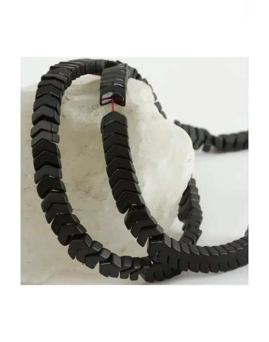 8 mm Mat Çavuş Hematit Doğal Taş