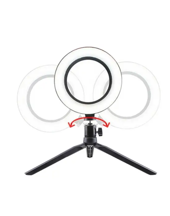 8inç 20cm Youtube Instagram Tiktok Selfie  Stüdyo Video Fotoğraf Ring Light  Tripod Led Halk