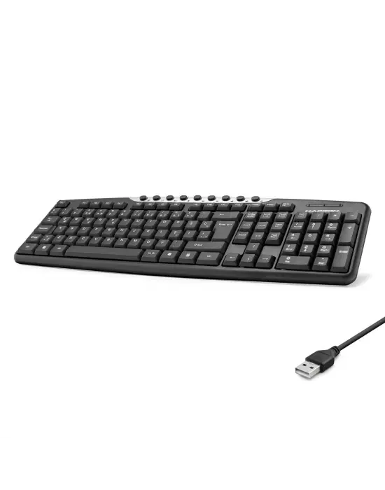 Ablolu Multımedıa Klavye Q Siyah HD803