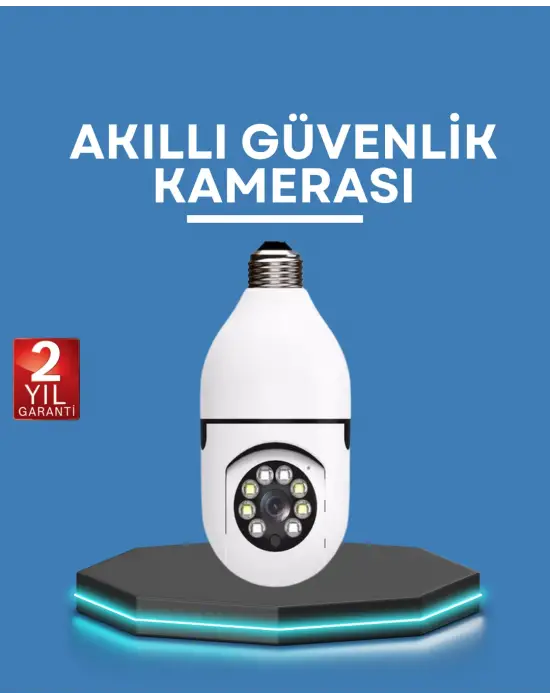 Akıllı Güvenlik Kamerası Full Hd Görüntü Ve Gece Görüş Özellikli