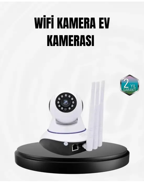 Akıllı Ip Güvenlik Kamerası – 1080p Hd, Gece Görüşlü, Hareket Algılamalı