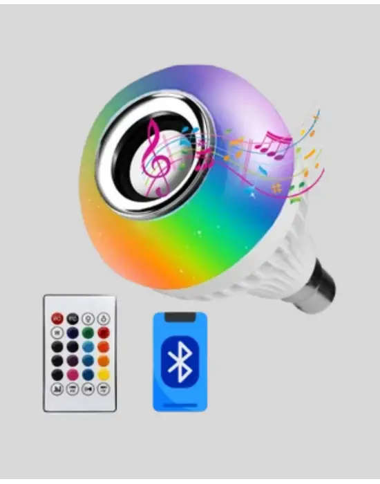 Akıllı Led Ampul – E27 Uyumlu Ve Müzik Çalarlı Tasarım