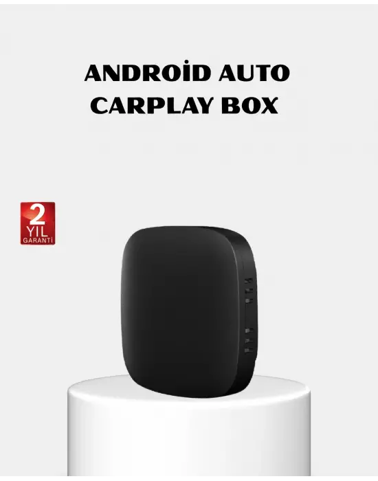Android Auto Kablosuz Dönüştürücü Hızlı Eşleşme Ve Sesli Asistan Destekli