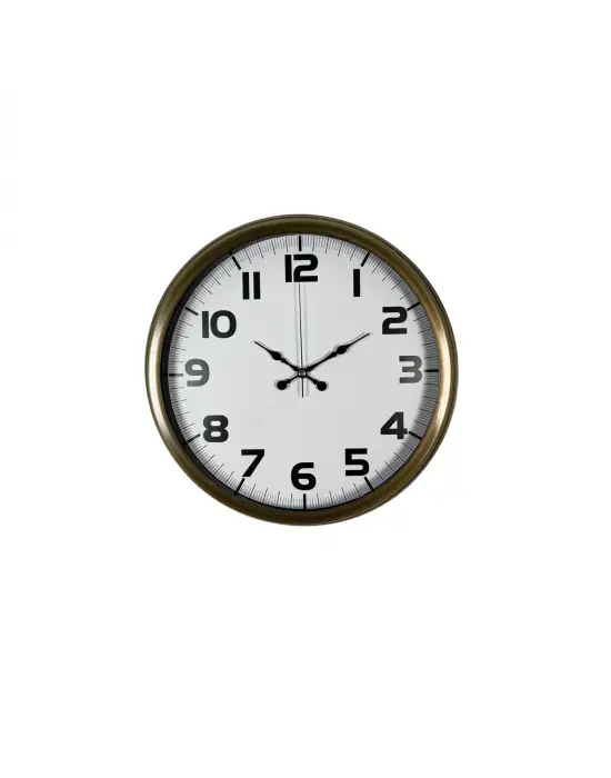 Antik Stil Eskitme 40 Cm Metal Duvar Saati