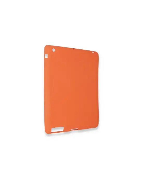 Apple İpad 4 9.7 Kılıf Evo Tablet Silikon - Turuncu