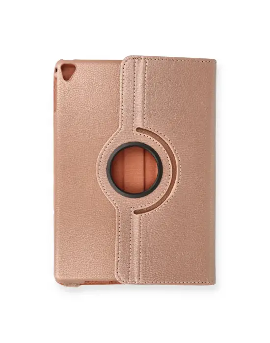 Apple İpad 9.7 (2018) Kılıf 360 Tablet Deri Kılıf - Rose Gold