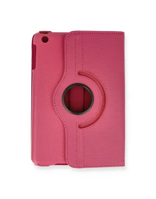 Apple İpad Mini 1 Kılıf 360 Tablet Deri Kılıf - Pembe