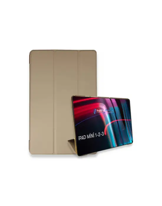 Apple İpad Mini 3 Kılıf Tablet Smart Kılıf - Gold