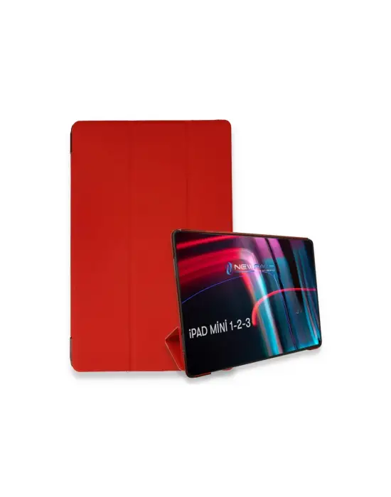 Apple İpad Mini 3 Kılıf Tablet Smart Kılıf - Kırmızı