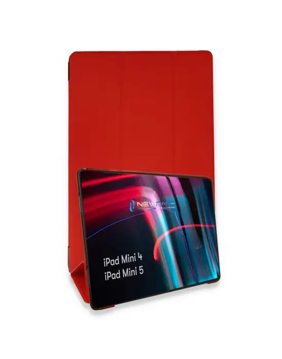 Apple İpad Mini 5 Kılıf Tablet Smart Kılıf - Kırmızı