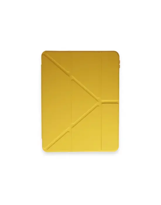 Apple İpad Pro 11 (2018) Kılıf Kalemlikli Mars Tablet Kılıfı - Açık Sarı