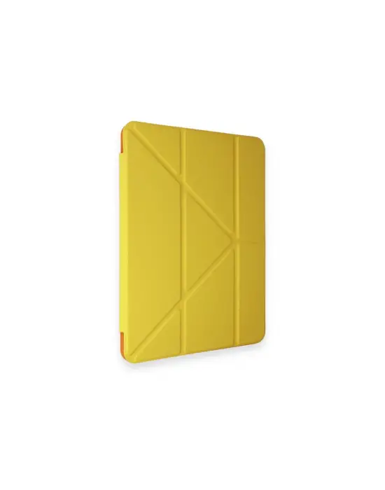 Apple İpad Pro 11 (2018) Kılıf Kalemlikli Mars Tablet Kılıfı - Açık Sarı