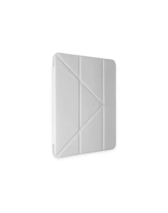 Apple İpad Pro 11 (2018) Kılıf Kalemlikli Mars Tablet Kılıfı - Gri
