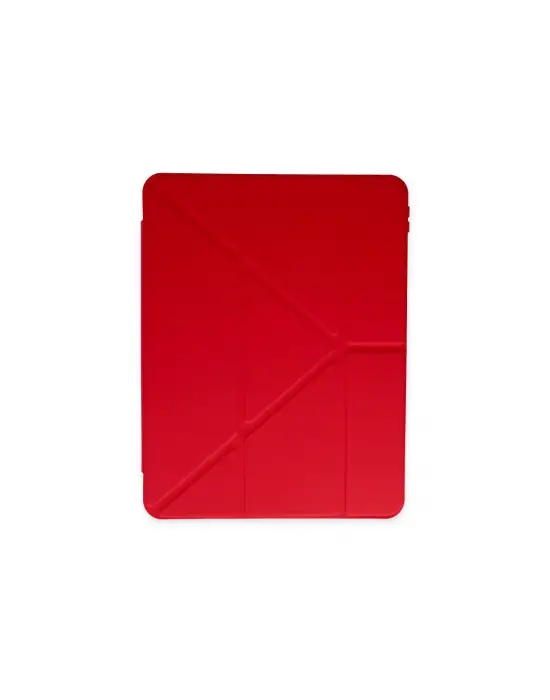 Apple İpad Pro 11 (2018) Kılıf Kalemlikli Mars Tablet Kılıfı - Kırmızı