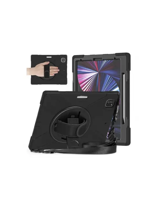 Apple İpad Pro 12.9 (2020) Kılıf Amazing Tablet Kapak - Siyah