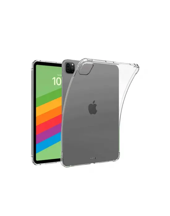 Apple İpad Pro 13 (2024) Kılıf Anti Shock Tablet Silikon - Şeffaf
