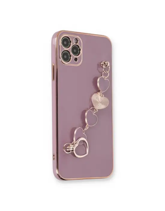 Apple İphone 11 Pro Kılıf Esila Silikon - Mor