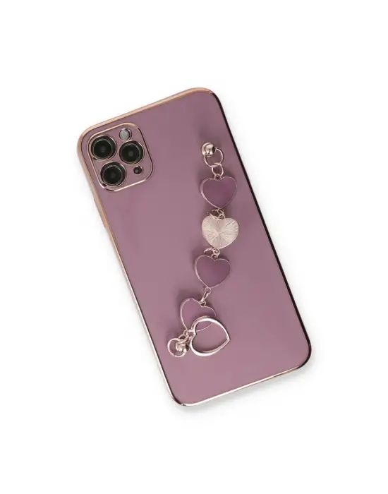 Apple İphone 11 Pro Kılıf Esila Silikon - Mor