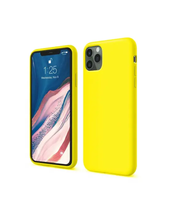 Apple İphone 11 Pro Kılıf First Silikon - Sarı