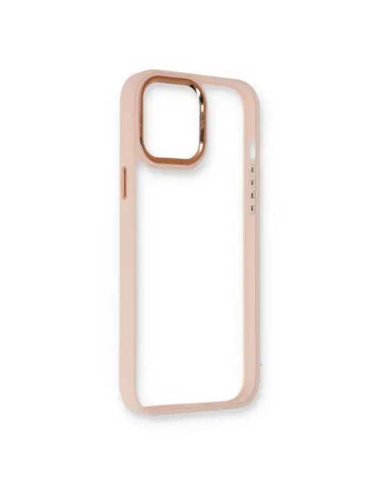 Apple İphone 12 Kılıf Dora Kapak - Pudra