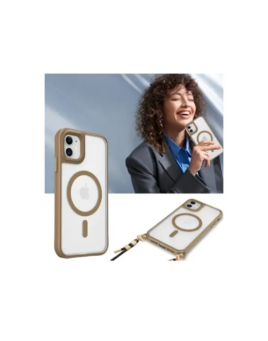 Apple İphone 12 Kılıf Enka Magsafe Silikon Kılıf - Siyah