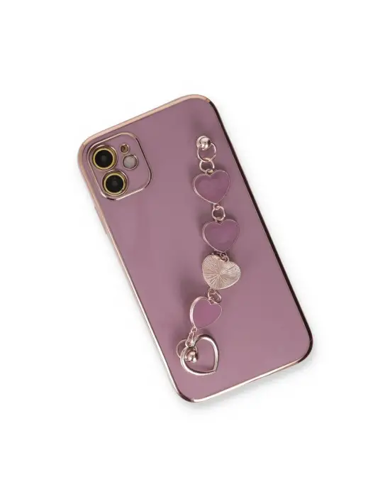 Apple İphone 12 Kılıf Esila Silikon - Mor