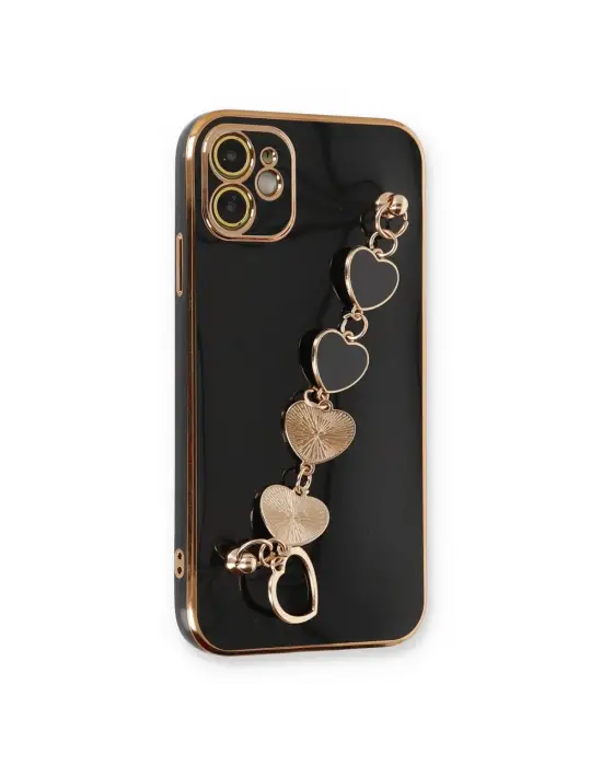 Apple İphone 12 Kılıf Esila Silikon - Siyah