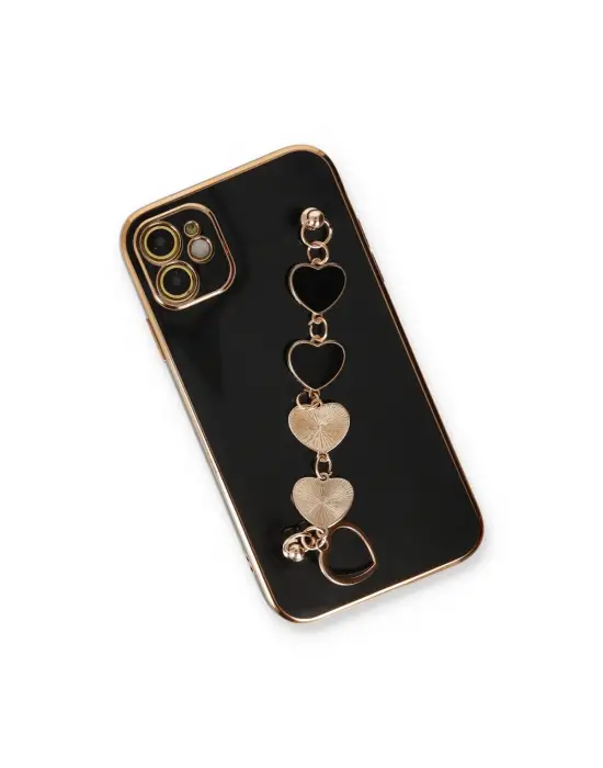 Apple İphone 12 Kılıf Esila Silikon - Siyah