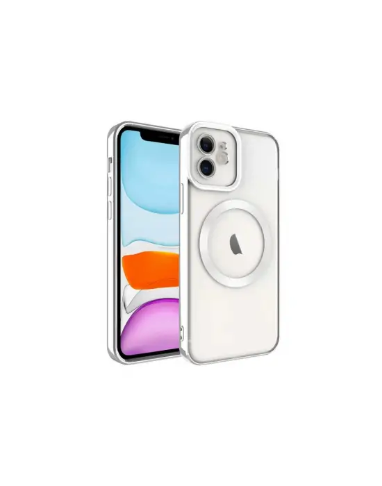 Apple İphone 12 Kılıf Kross Magneticsafe Kapak - Titan Gri