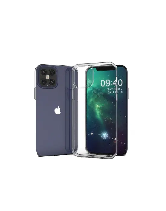 Apple İphone 12 Kılıf Lüx Şeffaf Silikon