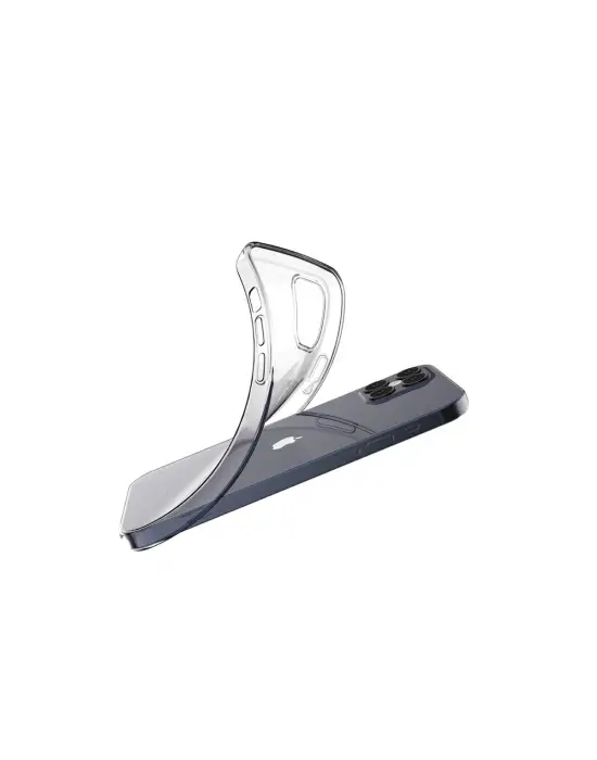 Apple İphone 12 Kılıf Lüx Şeffaf Silikon