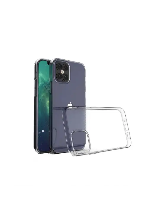 Apple İphone 12 Kılıf Lüx Şeffaf Silikon