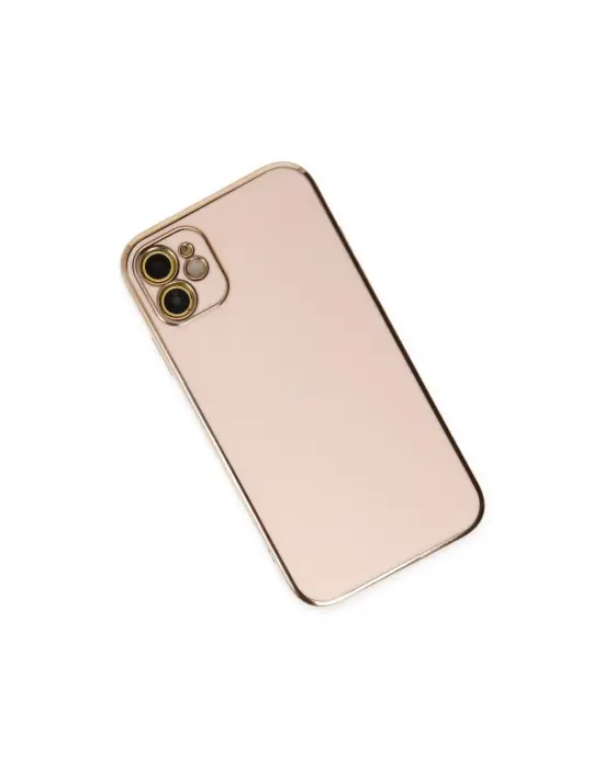 Apple İphone 12 Kılıf Volet Silikon - Pembe